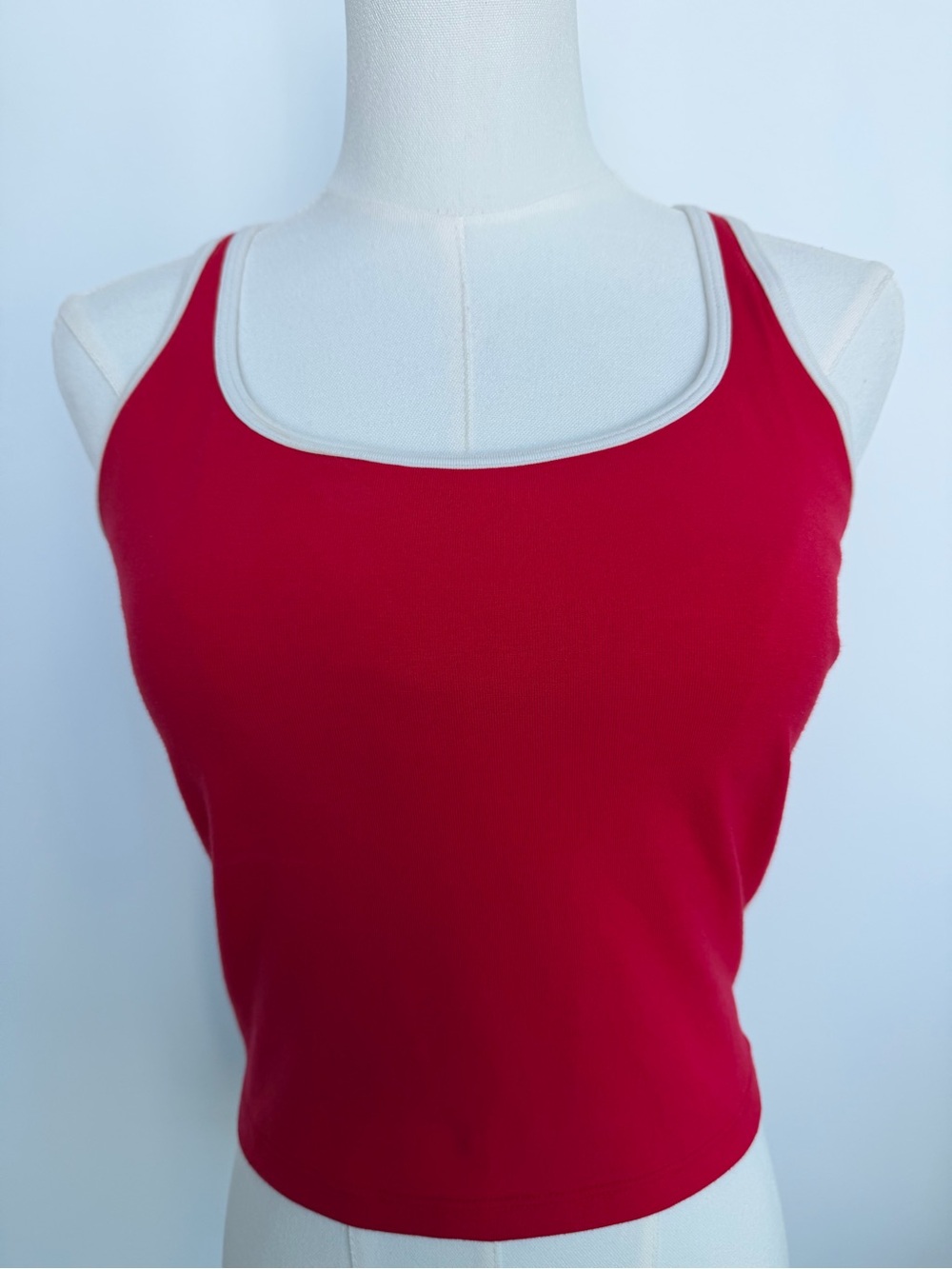 Victorias Secret PINK crisscross Red tank Sz Medium - Picture 5 of 16